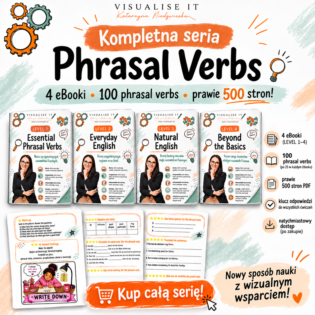 VISUALISE IT – Phrasal Verbs LEVEL 1-4